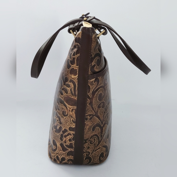 Brahmin Asher Large Tote In The Getsby Bronze. Pre-owned. 15×12×5. - Picture 4 of 10